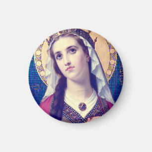Saint Elizabeth of Hungary Premium Romantic Style Magnet