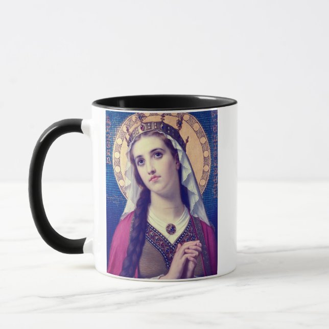 Saint Elizabeth of Hungary Premium Romantic Style Mug (Left)