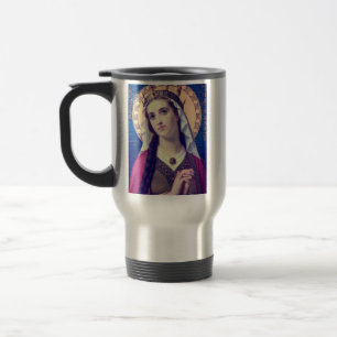 Saint Elizabeth of Hungary Premium Romantic Style Travel Mug