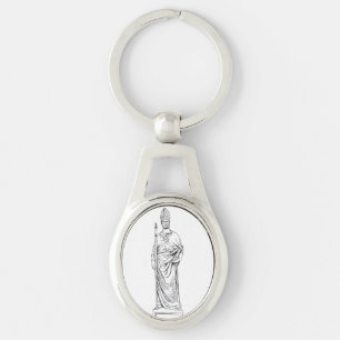 Saint Eloi Confessor and Bishop Key Ring