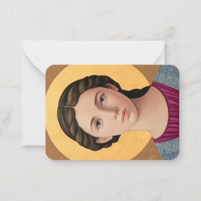 Saint Emerentiana Holy Card (Front)