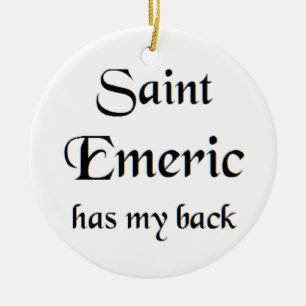 saint emeric coffee mug ceramic tree decoration