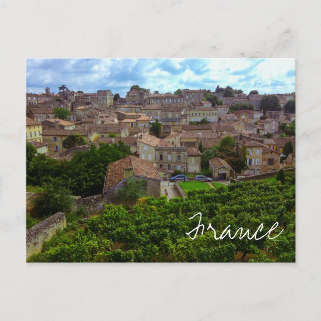 Saint-Émilion France Architecture French Gironde Postcard (Front)