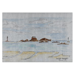 Saint-Enogat, Dinard   Brittany, France Cutting Board