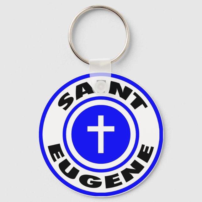 Saint Eugene Key Ring (Front)