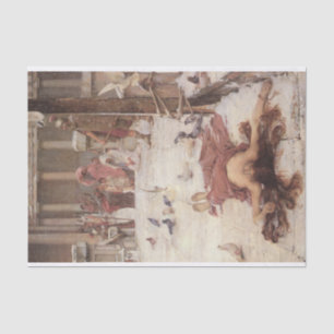 Saint Eulalia, by John William Waterhouse - 1885 Tissue Paper