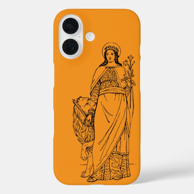 Saint Euphemia the All-praised Virgin and martyr Case-Mate iPhone Case (Back)