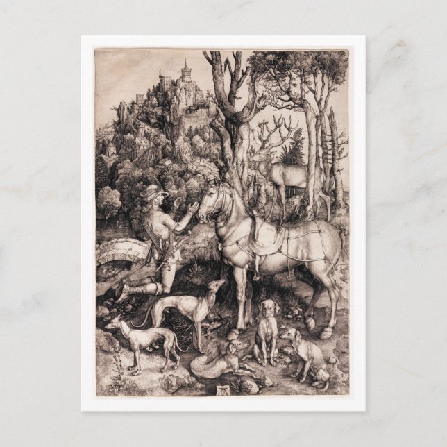 Saint Eustace c. 1501 Postcard (Front)