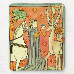 Saint Eustachius Apostle of the Ardennes Mouse Mat