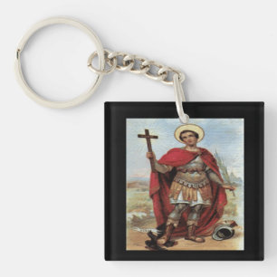 Saint Expedite martyred saint  Key Ring