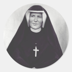 Saint Faustina Kowalska Apostle of Divine Mercy Classic Round Sticker