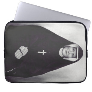 Saint Faustina Kowalska Apostle of Divine Mercy Laptop Sleeve
