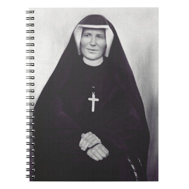 Saint Faustina Kowalska Apostle of Divine Mercy Notebook (Front)