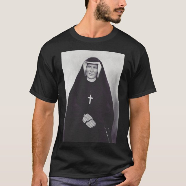 Saint Faustina Kowalska Apostle of Divine Mercy T-Shirt (Front)