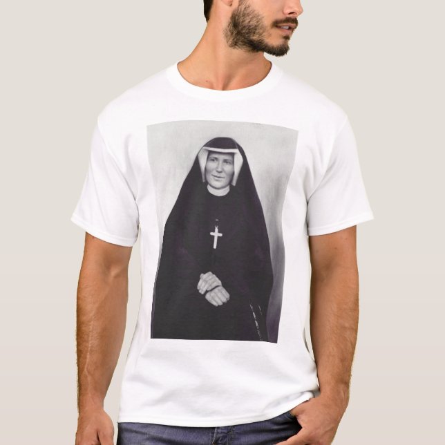 Saint Faustina Kowalska Apostle of Divine Mercy T-Shirt (Front)