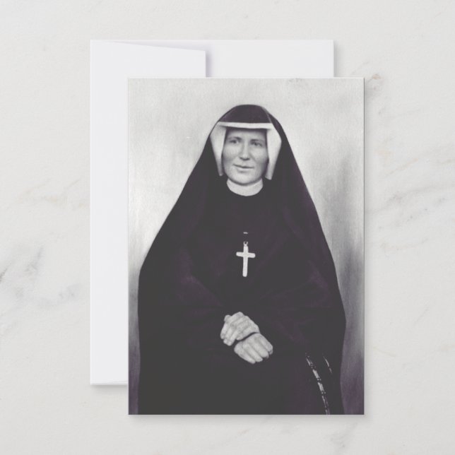 Saint Faustina Kowalska  Thank You Card (Front)