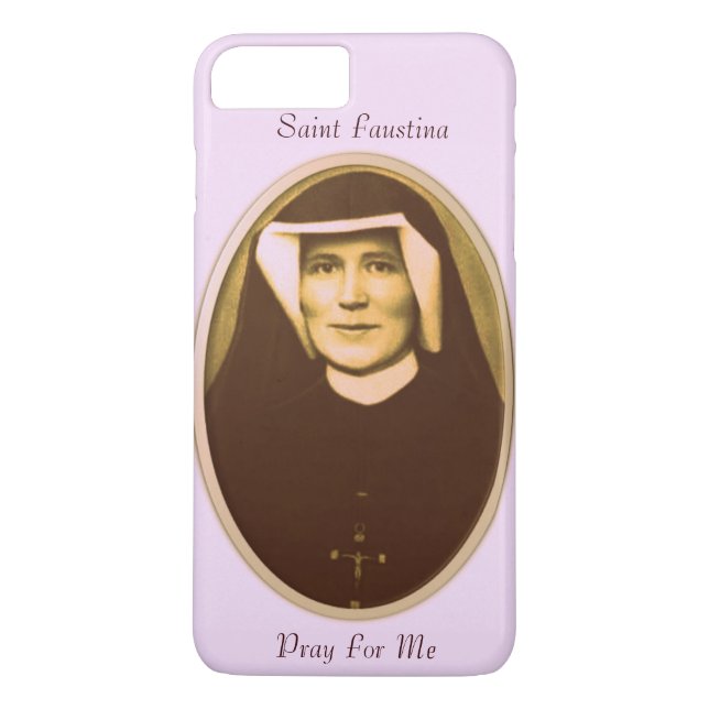 SAINT FAUSTINA PRAY FOR ME Case-Mate iPhone CASE (Back)