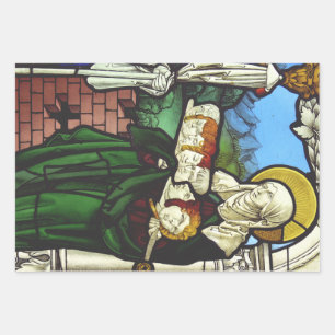 Saint Felicitas and the heads of her seven sons Wrapping Paper Sheet