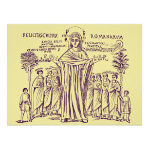 Saint Felicitas of Rome and seven sons Poster
