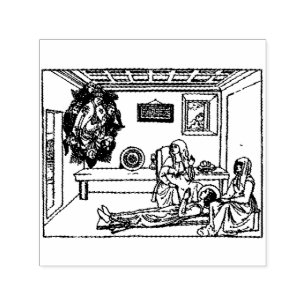 Saint Fina Italian Christian girl Self-inking Stamp