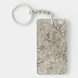 Saint Flour Key Ring