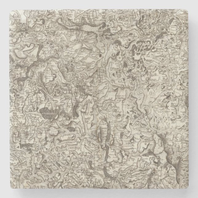 Saint Flour Stone Coaster (Front)