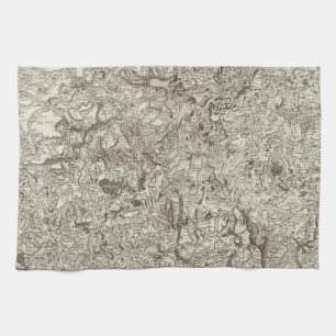 Saint Flour Tea Towel