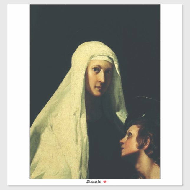 Saint  Frances of Rome by Giovanni Antonio Galli (Sheet)