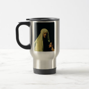 Saint Frances of Rome Guardian Angel Fine Art Travel Mug