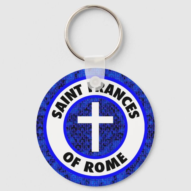 Saint Frances of Rome Key Ring (Front)
