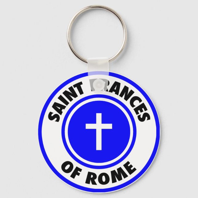 Saint Frances of Rome Key Ring (Front)