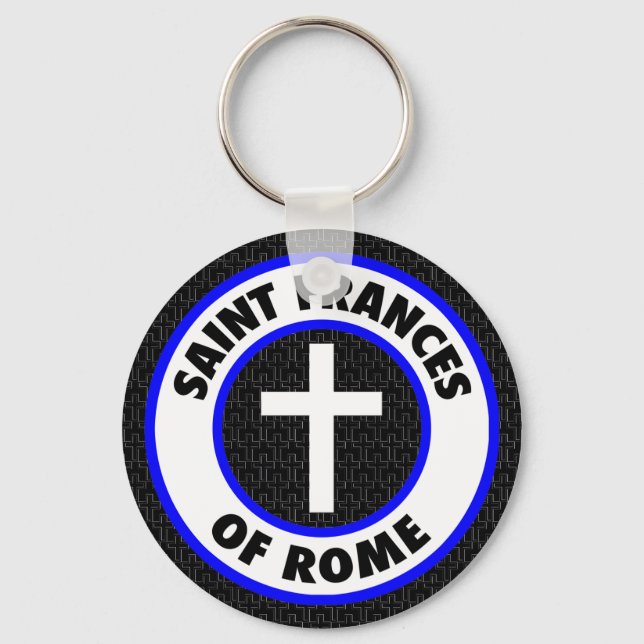 Saint Frances of Rome Key Ring (Front)