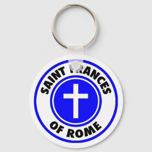 Saint Frances of Rome Key Ring