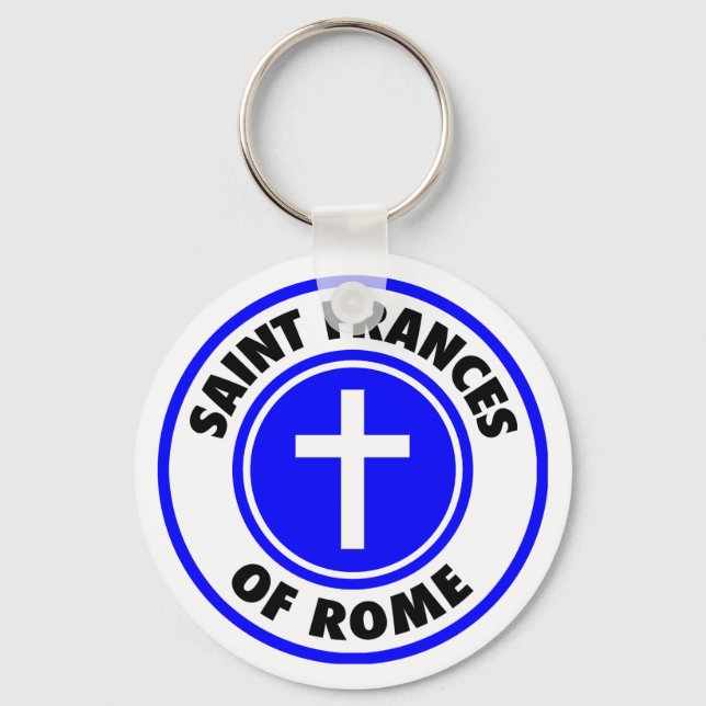 Saint Frances of Rome Key Ring (Front)