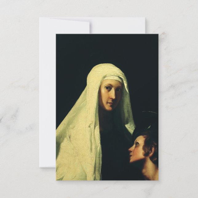 Saint Frances of Rome Premium Holy Card (Front)