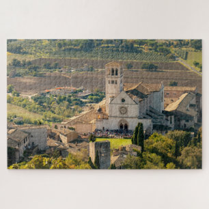 Saint Francis Basilica in Assisi, Italy Jigsaw Puzzle