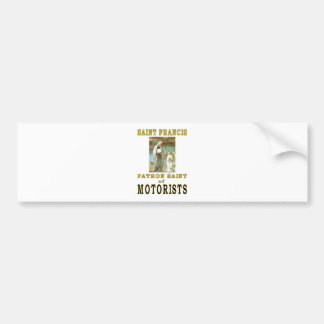 SAINT FRANCIS BUMPER STICKER
