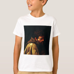 Saint Francis by Caravaggio Baroque Masterpiece T-Shirt