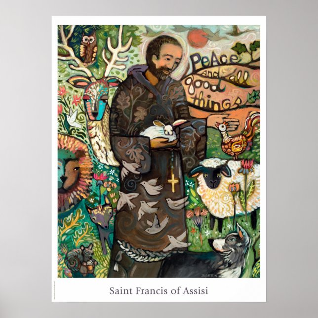 Saint Francis Catholic Classroom Poster (Front)
