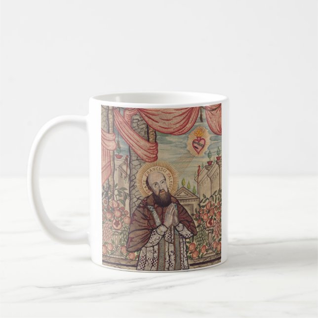 Saint Francis de Sales Bishop of Geneva Coffee Mug (Left)