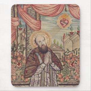 Saint Francis de Sales Bishop of Geneva Mouse Mat