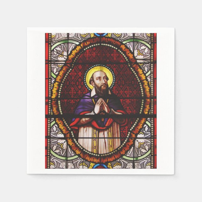 Saint Francis de Sales Bishop of Geneva Napkin (Front)