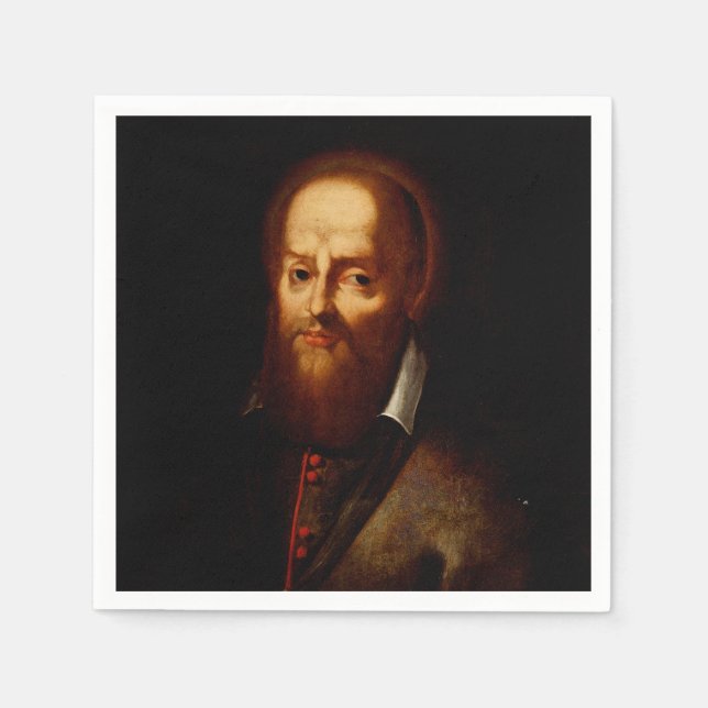Saint Francis de Sales Bishop of Geneva Napkin (Front)