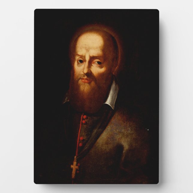 Saint Francis de Sales Bishop of Geneva Plaque (Front)