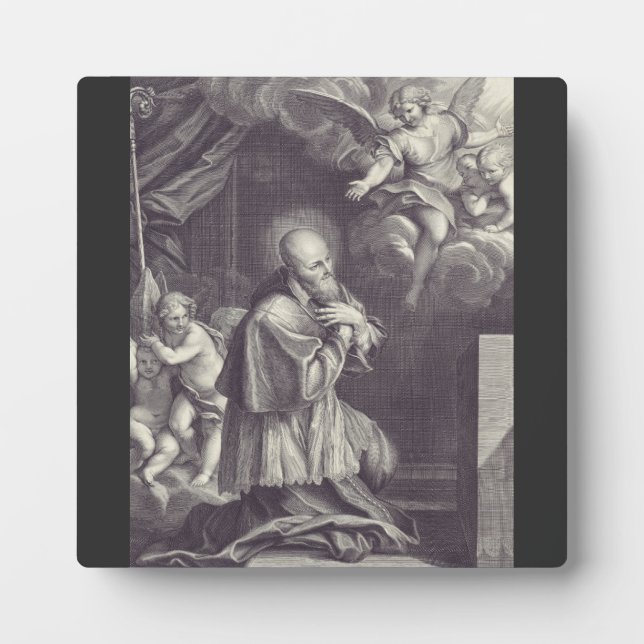 Saint Francis de Sales Bishop of Geneva Plaque (Front)