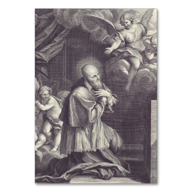 Saint Francis de Sales Bishop of Geneva Table Number (Front)