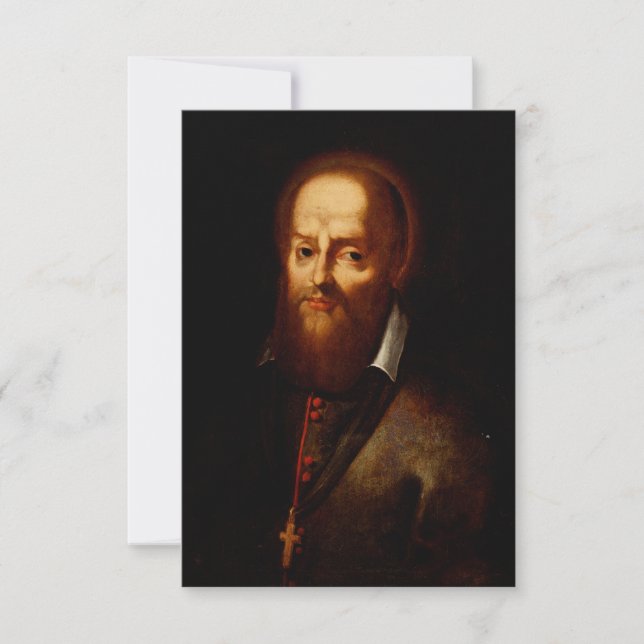 Saint Francis de Sales Bishop of Geneva Thank You Card (Front)