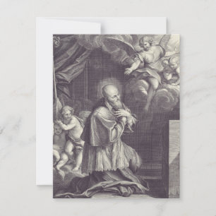 Saint Francis de Sales Black and White Art