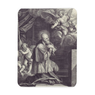 Saint Francis de Sales Black and White Art Magnet