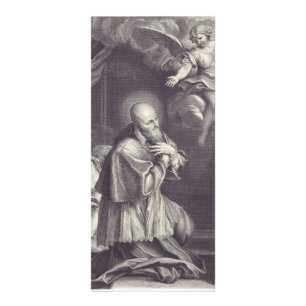 Saint Francis de Sales Black and White Art Rack Card